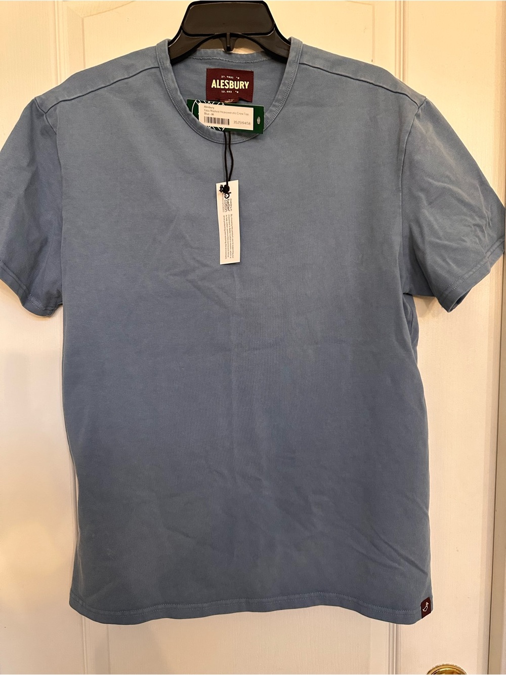 Alesbury Men's Short-Sleeve Crewneck T-Shirt — Light Blue